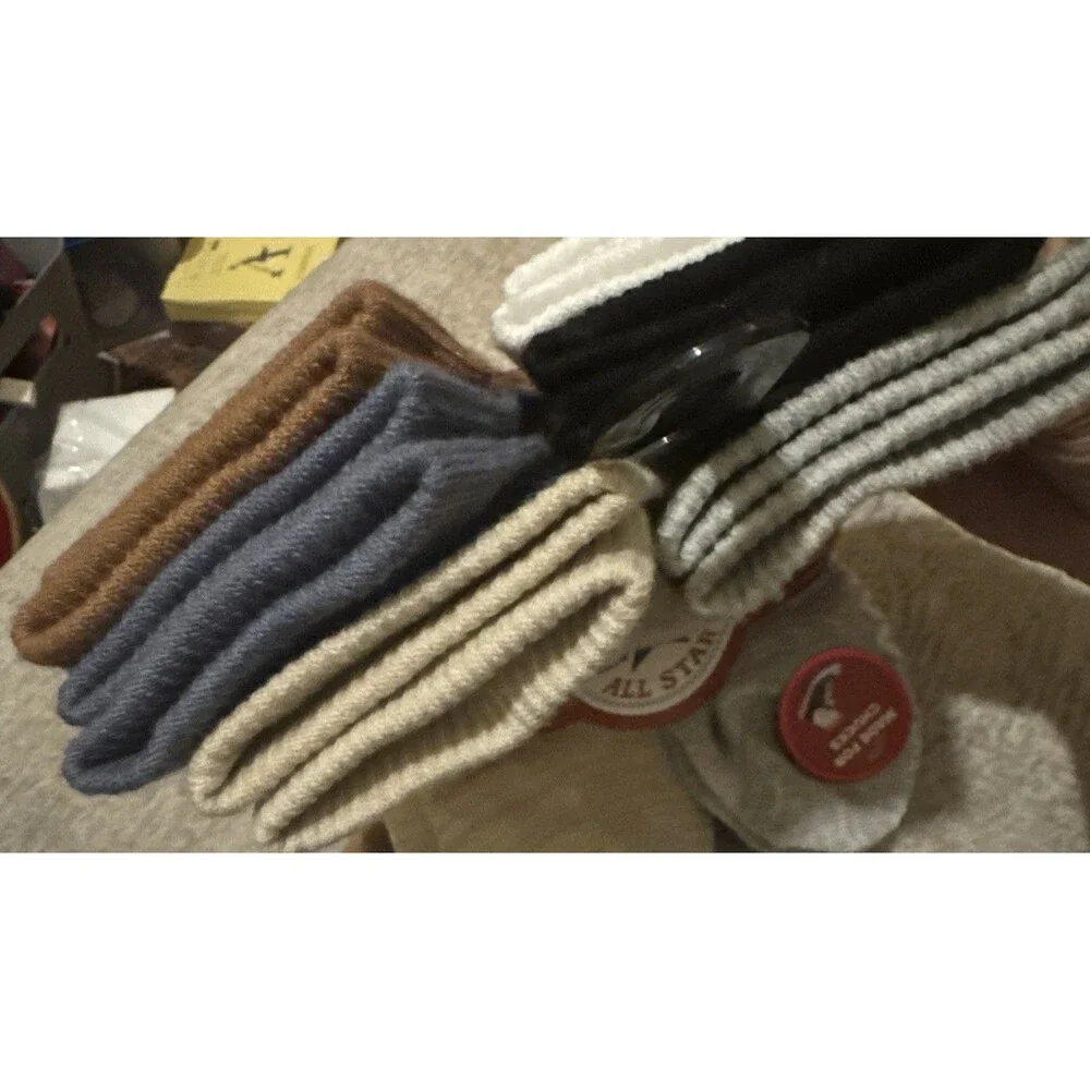 Converse Men's Ankle Socks 6 Pairs Sz 6-12 Free Shipping Asst. Color FAST SHIP